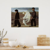 アートクラシック傷つき天使ポスタープリント ポスター (キッチン)