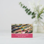 アートクラスアーティスト絵画の名刺 名刺 (スタンド正面)