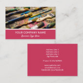 アートクラスアーティスト絵画の名刺 名刺 (正面/裏面)