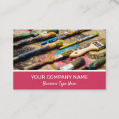 アートクラスアーティスト絵画の名刺 名刺 (正面)