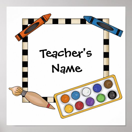 アートクラスカスタマイズ可能ポスター ポスター (正面)