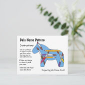 アートクラスダラホースパターンへ共有 シーズンポストカード (スタンド正面)