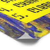 アートクラスルールポスター ポスター (角)