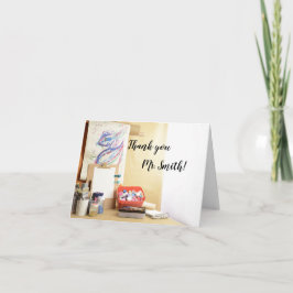 アートクラス先生鑑賞日 サンキューカード