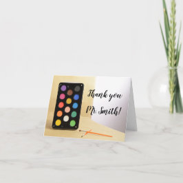 アートクラス先生鑑賞日 サンキューカード