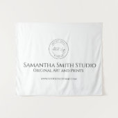 アートクラフトフェアテントカスタムビジネスブースバナー タペストリー (正面(横))