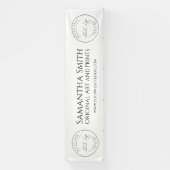 アートクラフトフェアテントバナーカスタムロゴ価数 横断幕 (縦)