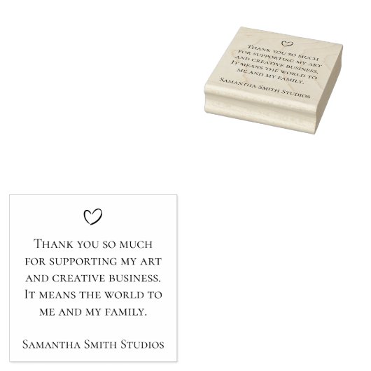 アートクリエイティブビジネス感謝スタンプ注 ラバースタンプ (押印)