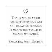 アートクリエイティブビジネス感謝スタンプ注 ラバースタンプ (インプリント)