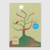 アートクリスマスカードの木 (正面)