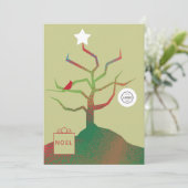 アートクリスマスカー企業のドの木 カード (スタンド正面)