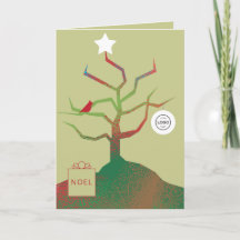 アートクリスマスカー企業のドの木