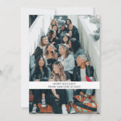 アートクリスマスカー企業のドの木 カード (裏面)