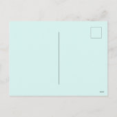 アートクリスマスジョイレタリングフラットホリデーカード シーズンポストカード (裏面)