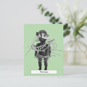 アートクールドールはがき ポストカード (スタンド正面)