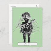 アートクールドールはがき ポストカード (正面/裏面)