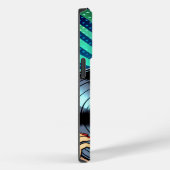 アートクール漫画スタイルガールとビニポップ・アートのルアルバム Case-Mate iPhoneケース (裏面 / 右)