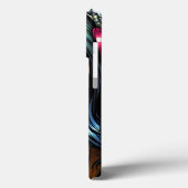 アートクール漫画スタイルガールとビニポップ・アートのルアルバム Case-Mate iPhoneケース (裏面 / 左)