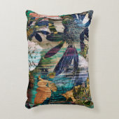 アートグラフィックと水彩秋カラフル アクセントクッション (正面(垂直))