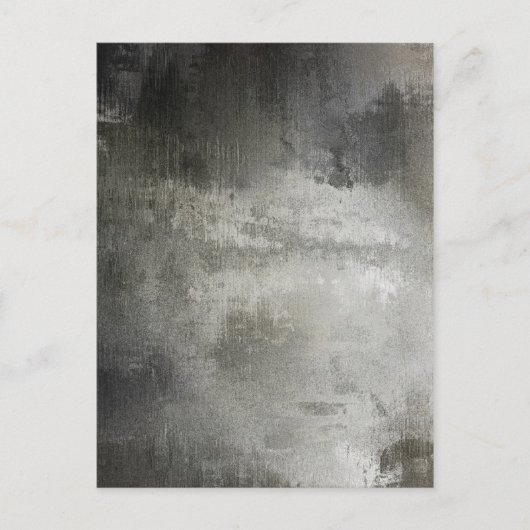 アートグランジ抽象芸術白黒テクスチャ ポストカード (正面)