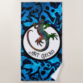 アートゲッコ ビーチタオル (正面)