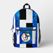 アートゲッコ プリントバックパック (正面)