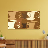 アートコポップ・アートのーヒーオンキャンバス キャンバスプリント (インサイチュ (リビング))