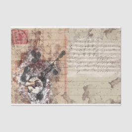 アートコラージバンゴミュージック31デコページ 薄葉紙