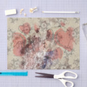 アートコラージュハート24デコページ 薄葉紙 (クラフト)