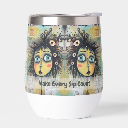 アートコラージュ女性12 (左面)