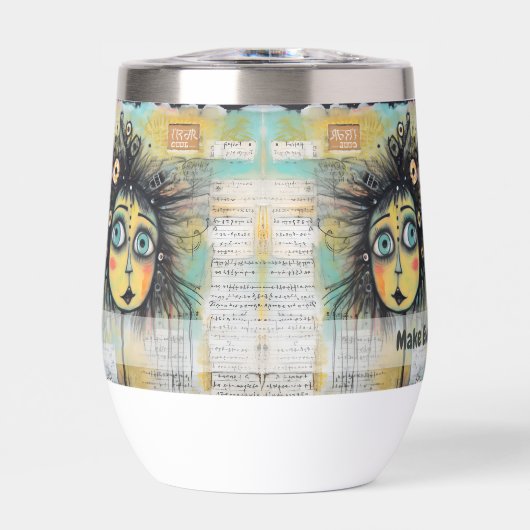 アートコラージュ女性12 (正面)