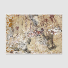 アートコラージュ背景の切り離し 薄葉紙