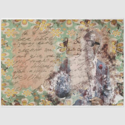 アートコラージュ12背景20x30デコページ 薄葉紙 (正面)