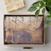 アートコラージュ13背景17x23デコページ 薄葉紙 (ギフト)