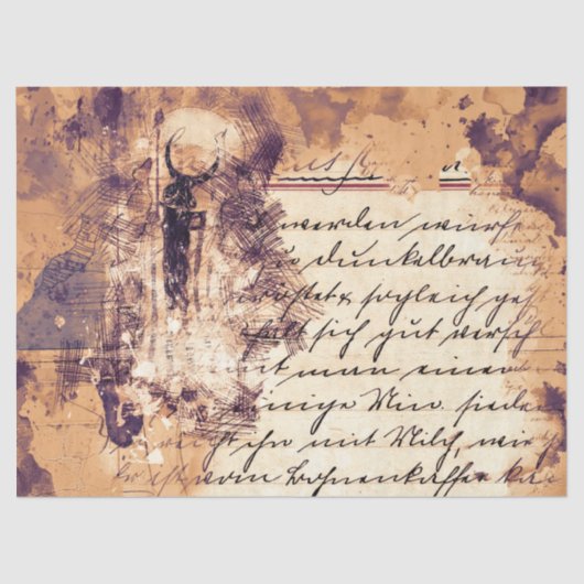 アートコラージュ13背景17x23デコページ 薄葉紙 (正面)