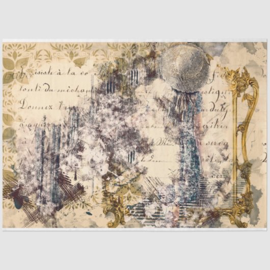 アートコラージュ15背景20x30デコページ 薄葉紙 (正面)