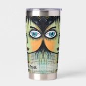 アートコラージュ8 保温保冷タンブラー (左面)