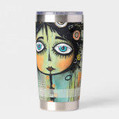 アートコラージュ8 保温保冷タンブラー (背面)