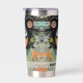アートコラージュ8 保温保冷タンブラー (右面)
