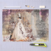 アートコラージロマンチックな女性38デコページ 薄葉紙 (クラフト)