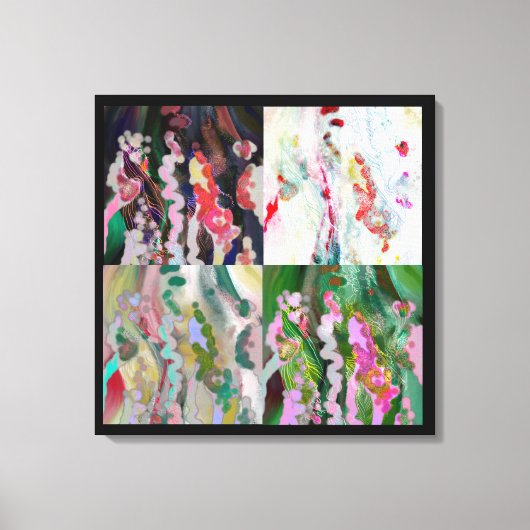 アートサイケデリックキャンバス印刷4原層 キャンバスプリント (正面)