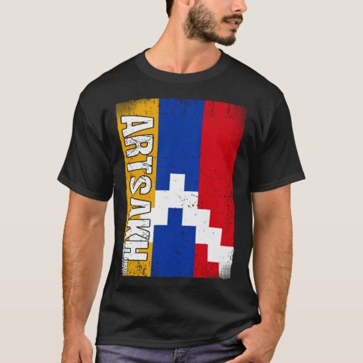 アートサキア国旗Artsakh Tシャツ (正面)