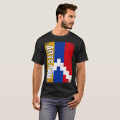 アートサキア国旗Artsakh Tシャツ (正面フル)