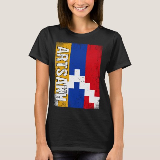 アートサキア国旗Artsakh Tシャツ (正面)