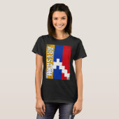 アートサキア国旗Artsakh Tシャツ (正面フル)