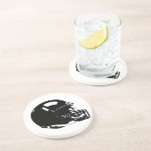 アートサッカーポップ・アートのヘルメットサンドストーンコースター コースター (側面)