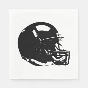 アートサッカーポップ・アートのヘルメット スタンダードランチョンナプキン