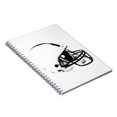 アートサッカーポップ・アートのヘルメット ノートブック (右側)