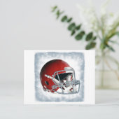 アートサッカーポップ・アートのヘルメット ポストカード (スタンド正面)