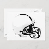 アートサッカーポップ・アートのヘルメット ポストカード (正面/裏面)